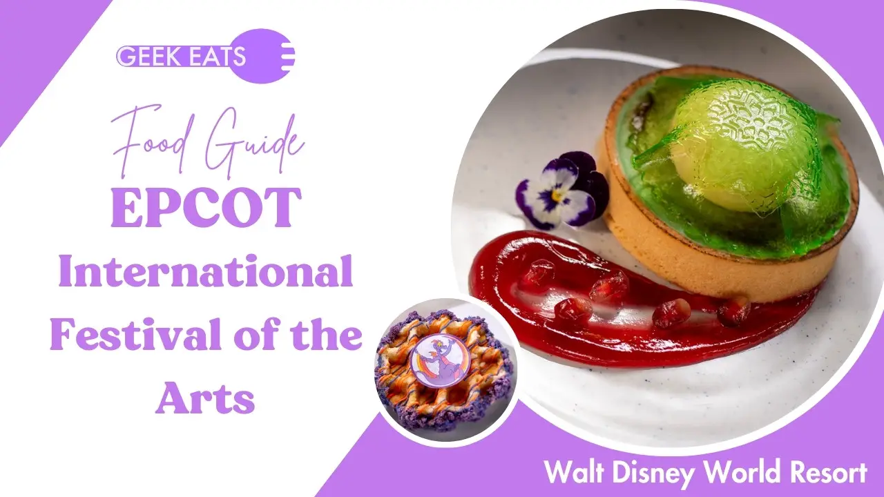 2023 EPCOT International Festival of the Arts Menus