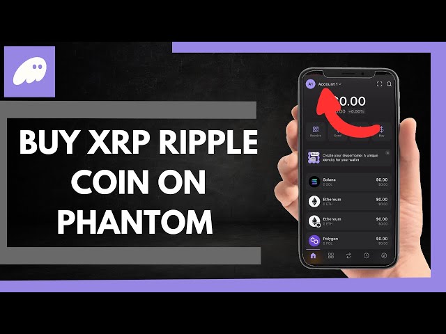 PhantomでXRPリップルコインを購入する方法