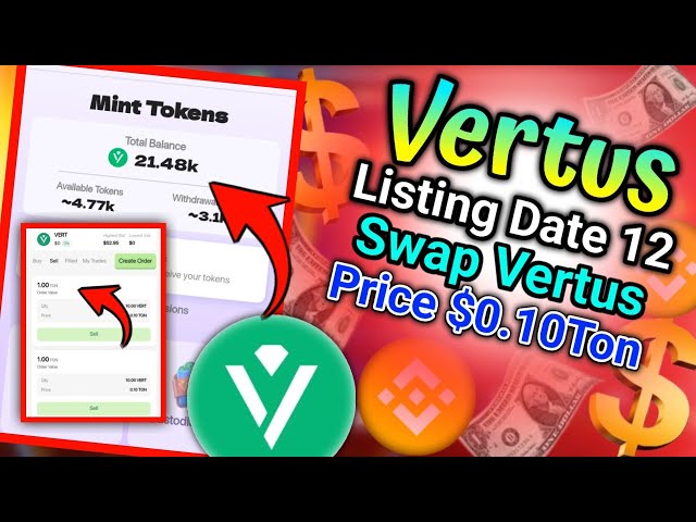 Vertus-Listungsdatum 12 Min. Rückzug aus dem Vertus-Mining। Vertus-Token-Swap। Datum und Preis der Vertus-Auflistung