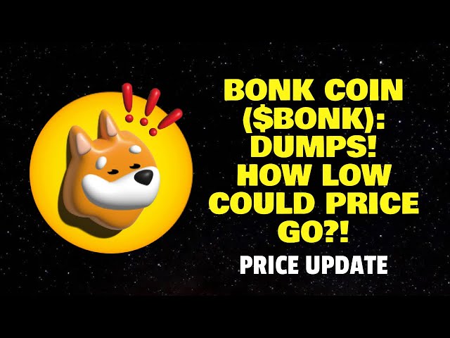 BONK COIN ($BONK) DUMPS ! Jusqu'où le prix pourrait-il descendre ?! (MISE À JOUR DES PRIX)