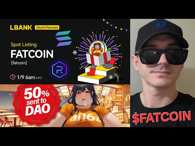 $FATCOIN – FATCOIN TOKEN CRYPTO COIN WIE MAN SOLANA MEMECOIN AI16Z ELIZA OS LLM SOL RAYDIUM LBANK KAUFT