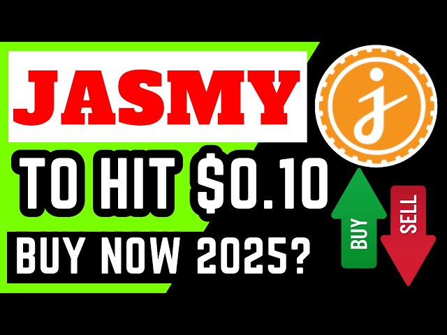 JASMY PIÈCE POUR ATTEINDRE 0,10 $ ! JASMY COIN AUJOURD'HUI NOUVELLES ! PRÉDICTION ET ANALYSE DES PRIX DE JASMY COIN 2025 !