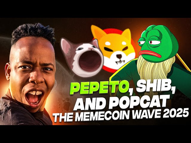 🌊 Meme Coin Wave 2025 : PEPETO, SHIB et Popcat ! 🐸🐶🐱