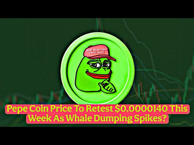 Wird der Pepe-Coin-Preis diese Woche erneut 0,0000140 US-Dollar testen, da der Wal-Dumping in die Höhe schnellt?