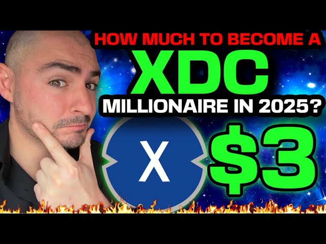 ミリオネアになるにはいくらのXDC? （XDC価格予測）XDCは2025年に3ドルに到達できるか？ (ISO2022コイン)