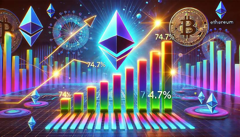 Les détenteurs à long terme d’Ethereum (ETH) atteignent 74,7 %, marquant un contraste frappant avec Bitcoin (BTC)