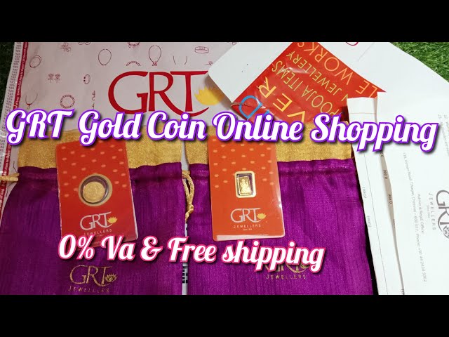 GRT 0%VA 24kt 和 22kt 金币 网上购物免运费新年优惠 #Grt #gold #coin