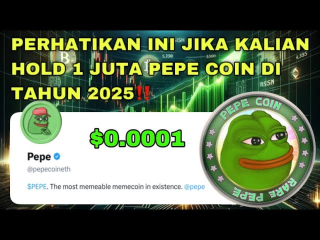 ACHTEN SIE DARAUF, WENN SIE IM JAHR 2025 1 MILLION PEPE-MÜNZEN HABEN‼️