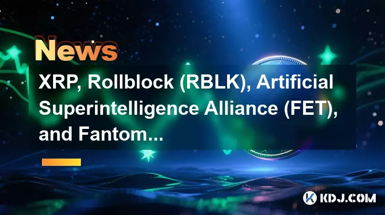 XRP, Rollblock (RBLK), Artificial Superintelligence Alliance (FET), and Fantom (FTM) Emerge as Promising Contenders Amid Anticipated Shift in U.S. Regulatory Policy XRP, Rollblock (RBLK), Artificial Superintelligence Alliance (FET), and Fantom (FTM) Emerge as Promising Contenders Amid Anticipated Shift in U.S. Regulatory Policy