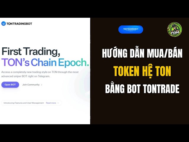 톤트레이드 | #TonTrade 봇을 사용하여 #TON 시스템 토큰을 구매/판매하는 방법에 대한 지침