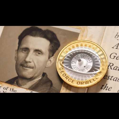 George Orwell to be celebrated on new £2 coin design released to mark 75 years since the author's death