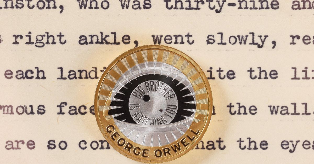 George Orwell £2 Coin Released to Mark 75 Years Since Author's Passing