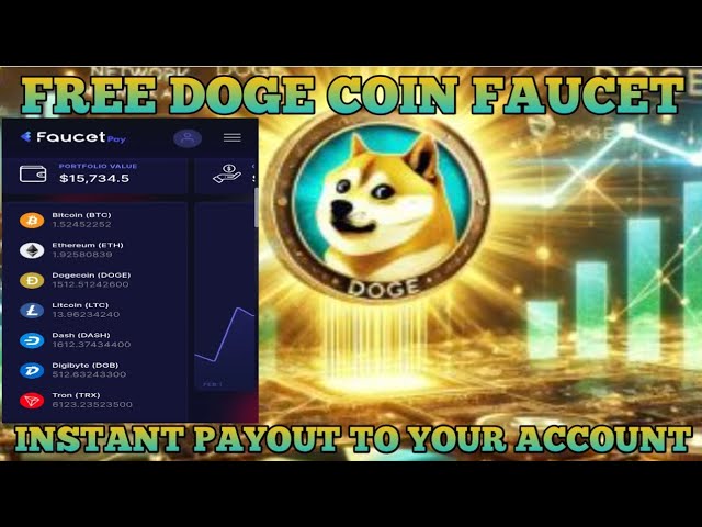 무료 DOGE 동전 수도꼭지 귀하의 계정으로 즉시 지불 SUPER LEGIT SITE 2025