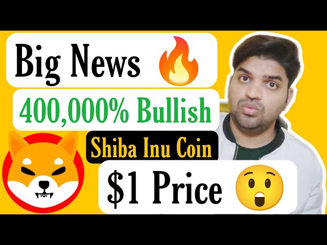 大新闻🔥 | Shiba Inu 币看涨 400,000%，价格达到 1 美元