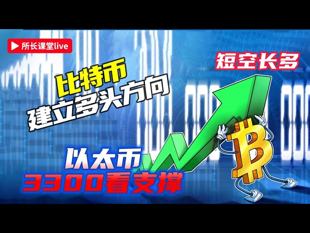 CPI温和公布| 比特币再次建立多头方向| 以太币一阳穿多线| 以太坊死不了看3300支撑 |