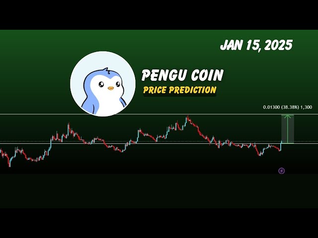 企鹅币价格预测|矮胖企鹅 PENGU 下一个 0.1 ？加密货币信号 2025 年 1 月 15 日