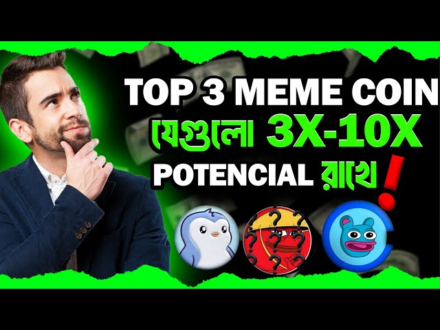 Top 3 des Meme Coin qui rapporteront un profit de 3x-10