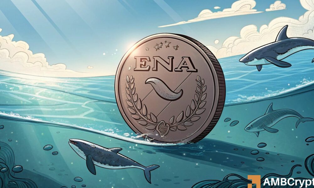 Ethena (ENA) Whales Persist in Sell-Off, Extending Downward Pressure