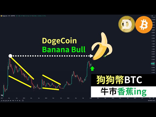 Dogecoin Bull Banana-ing! DOGE-Bitcoin ?