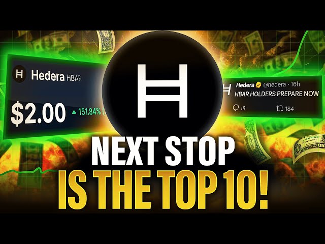 Hedera HBAR Is Ready To EXPLODE Into The TOP 10 | Huge News Update