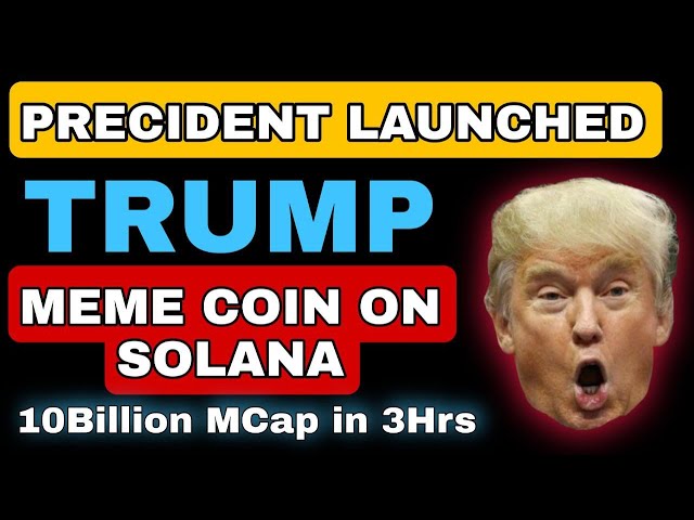 Le président Trump a lancé la pièce meme #TRUMP sur Solana en tant que #OfficialTRUMP #TrumpOfficial Tous les détails