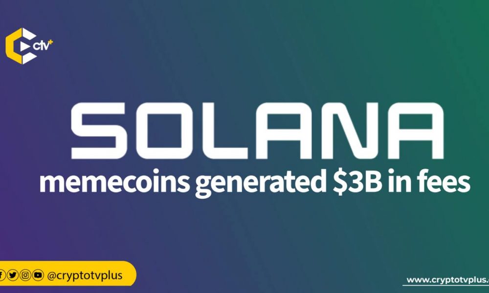 Solana Memecoin Trading Generated a Record $3 Billion in Fees from Memecoins Created and Traded on It in 2024