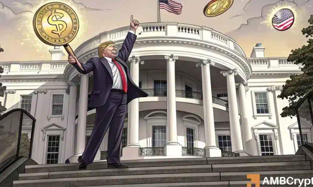 TRUMP 代币在峰值时上涨了 6,695%，但 AMBCrypto 的分析显示整合即将到来