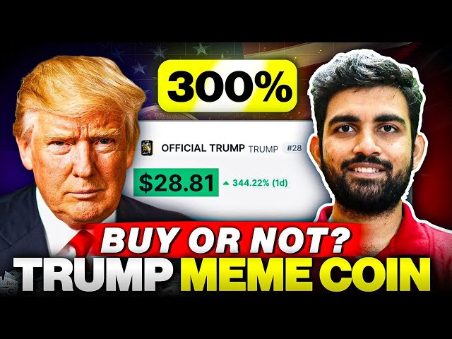 Trump Meme Coin 300% de gain en une journée | Acheter ou pas ? | Crypto Altsaison 2025 🔥