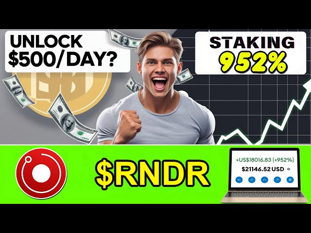 Unlock $500 a Day Passive Income! Stake Render Coin and Earn with Staking RNDR Coin