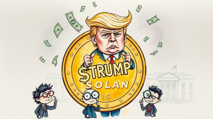 $TRUMP Memecoin 的公告與市場反應