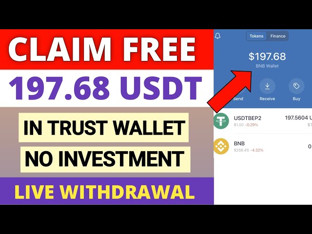 무료 198 USDT 에어드롭 - 트러스트 월렛에서 무료 198 USDT 청구 - 무료 BNB 에어드롭 토큰 | 투자 없음