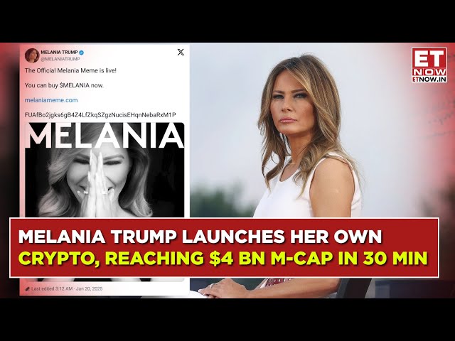 Trump Coin chute de 40 % après que Melania Trump ait lancé son Meme Coin | Mélanie Coin