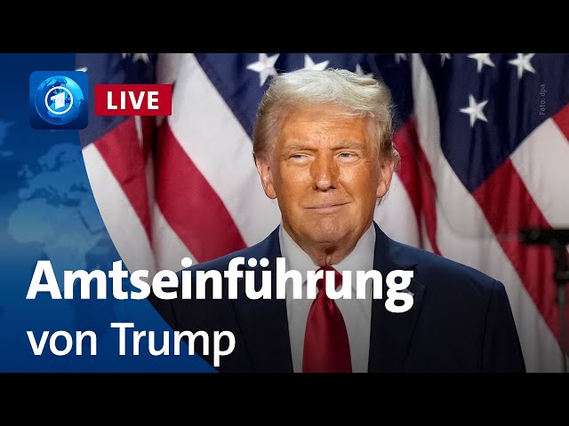 Inauguration of the new US President Trump (uncommented livestream)