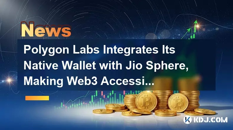 Polygon Labs Integrates Its Native Wallet with Jio Sphere, Making Web3 Accessible to 450M Users Polygon Labs Integrates Its Native Wallet with Jio Sphere, Making Web3 Accessible to 450M Users