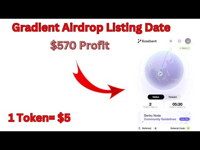 Das Listing-Datum des Gradient Airdrop erschüttert die Welt der Kryptowährungen! | Gradient Airdrop-Token-Preis