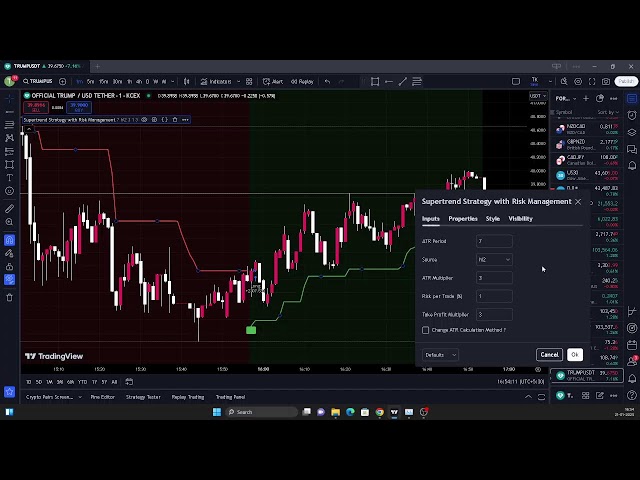 TRUMP et MELANIA Meme Coin Trading en direct ! 21 janvier 2025