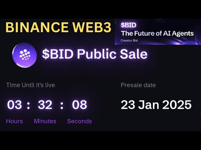 Binance Token Generation Event | Binance Wallet Offer | BID Token Offer | How To Join $BID Token TGE