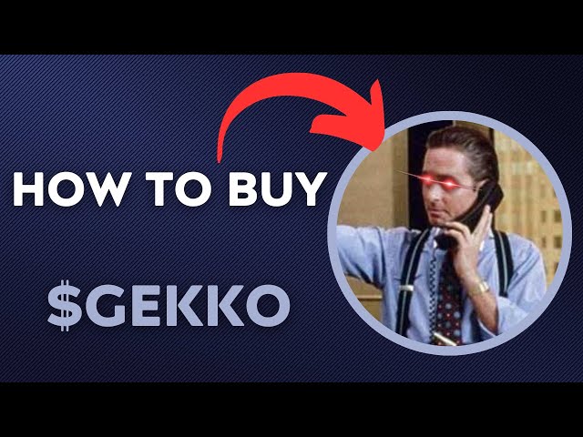 How To BUY $GEKKO - GEKKO AI BY VIRTUALS TOKEN CRYPTO COIN IN 60 SECONDS