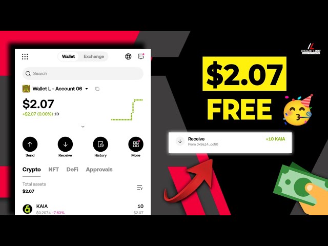 Free $2.07 KAIA Token 🤯 | Today New Loot | Free $2 || INSIGHT LOOT