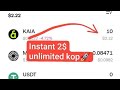 KAIA-Token-Sofortanspruch pro Konto 2 $ pro Konto bis 250 ১১১ schnelle 😱😱 kop zeitlich begrenzte Zahlung 🚀🚀