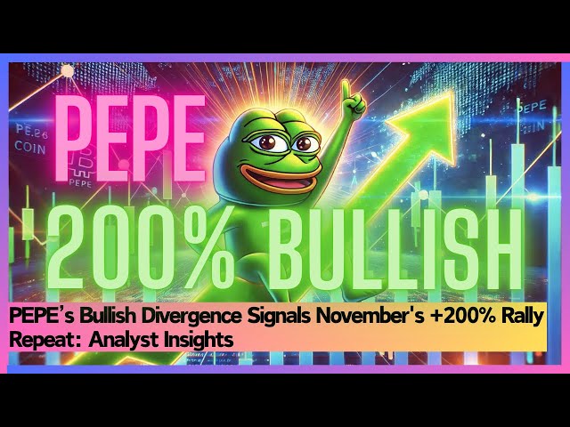 Die bullische Divergenz von PEPE signalisiert eine Wiederholung der +200 %-Rallye im November: Einblicke von Analysten