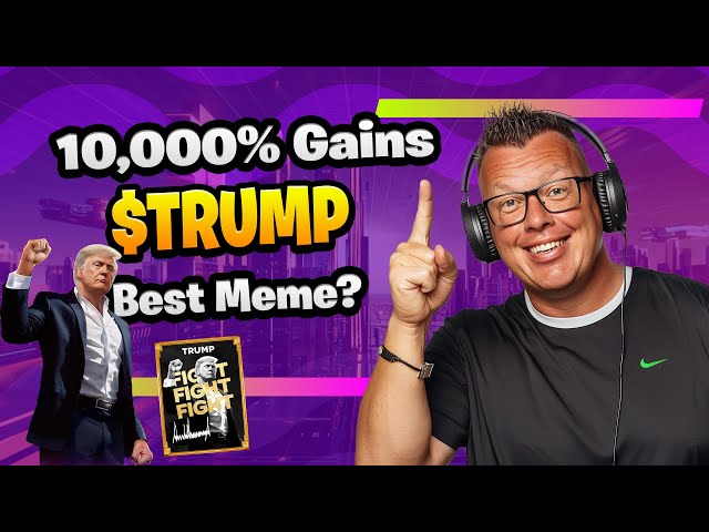 $TRUMP Coin: 10,000% Gains Best New Meme Coin?