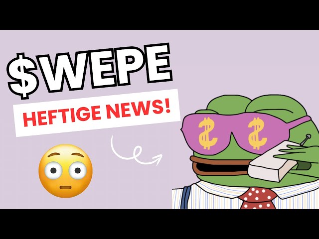 Wallstreet Pepe Coin ($WEPE) – Nouvelles lourdes😳🐸