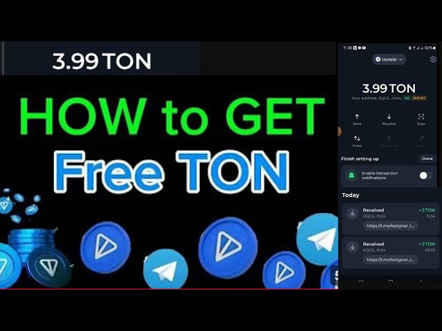 Get FREE TON in Your TONKEEPER Wallet Without Buying for Transactions (2025 New Update)