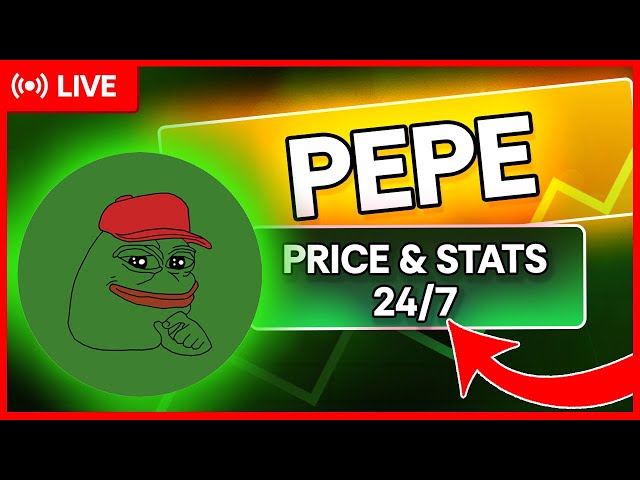 [🔴LIVE] Tableau des prix et statistiques de Pepe | Suivez le marché 24h/24 et 7j/7