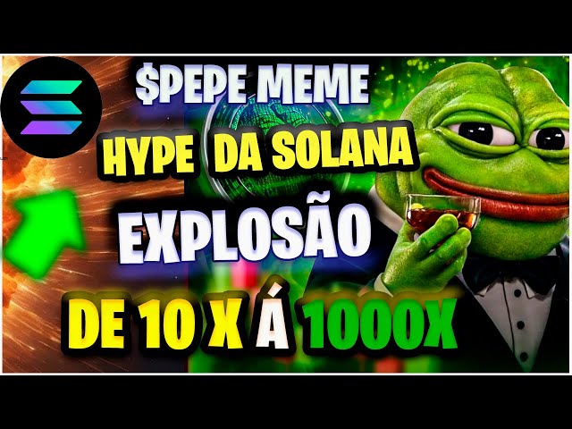 %10 000 Pepe meme Nouveau mème de crypto-monnaie Lancement solana Chance de devenir riche pepecoin