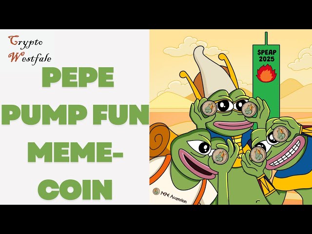 Pump Fun sur une nouvelle blockchain Pepe - Pepe Ascension Meme Coin