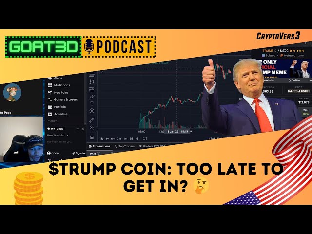 Comment nous avons repéré la pièce $TRUMP avant le battage médiatique 🚀 | Aperçus sur $GBA et $FWOG | Podcast GOAT3D