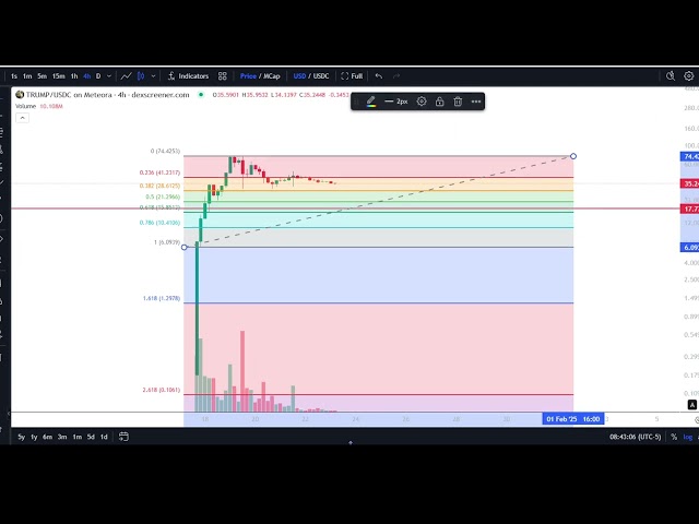 ソラナポンプで100ドルのトランプコイン!? TRUMP Coin仮想通貨価格予測今日のテクニカル分析