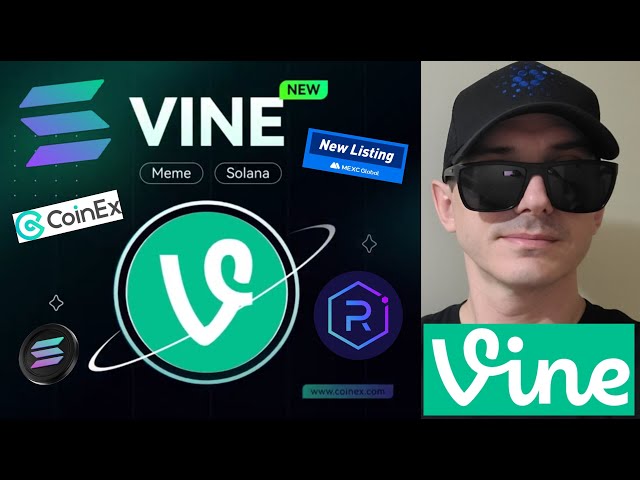 $VINE - VINE COIN CRYPTO TOKEN WIE MAN SOLANA MEMECOIN RUS DEV VINECOIN COINEX MEXC RAYDIUM SOL KAUFT